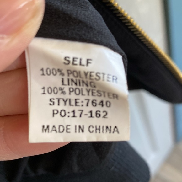 Michel sequin jacket, rose, gold, and black size small. - Picture 6 of 6